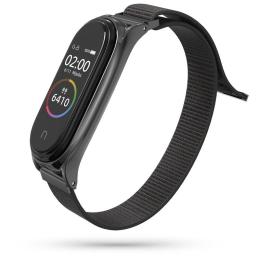 Tech-Protect Tech-Protect Xiaomi Mi Smart Band 5 / 6 Nylon Armband Svart - Teknikhallen.se