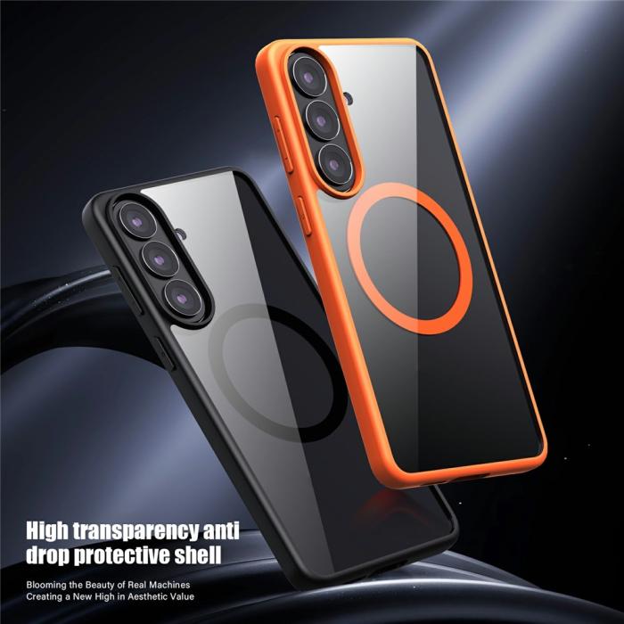 Bild 2,  Samsung Galaxy S26 Plus Skal MagSafe Hybrid Orange - Teknikhallen.se