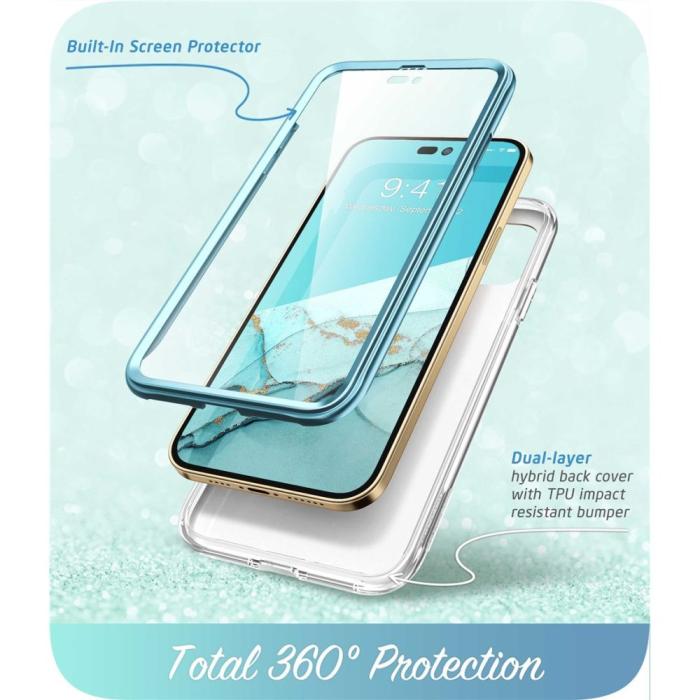 Bild 2, Supcase Supcase iPhone 14 Pro Max Skal Cosmo Ocean Blue - Teknikhallen.se