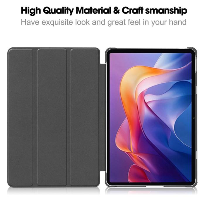Bild 2,  Xiaomi Redmi Pad 2 Fodral Tri-Fold Dont Touch - Teknikhallen.se
