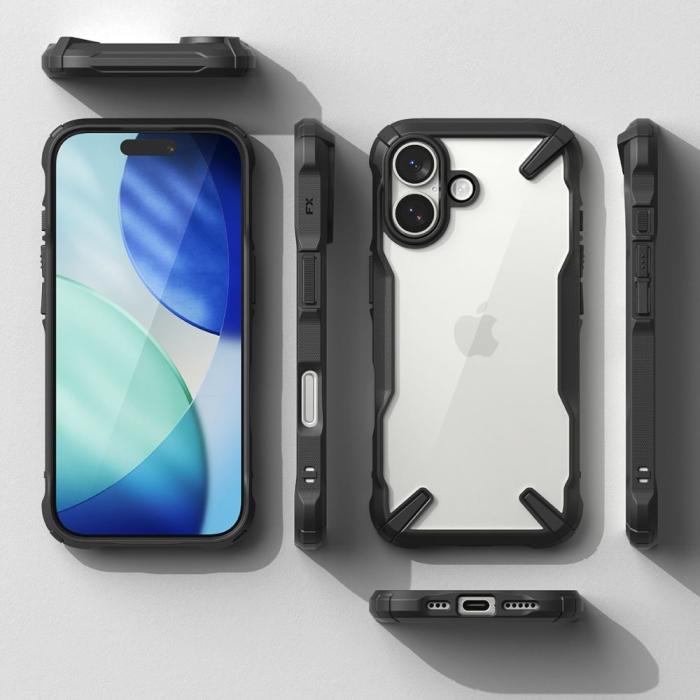 Bild 5, Ringke Ringke iPhone 17 Skal Fusion X Svart - Teknikhallen.se