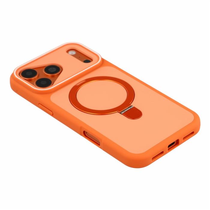 Bild 4,  iPhone 18 Pro Max/17 Pro Max Skal MagSafe Stativ Orange - Teknikhallen.se