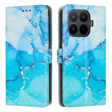 Xiaomi 17T Fodral L&auml;der Marmor Bl&aring; - Teknikhallen.se