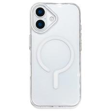  iPhone 17 Skal MagSafe Transparent / Vit - Teknikhallen.se