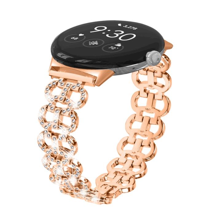 Bild 2,  Google Pixel Watch / Watch 2 Kalebassformat Dekor Armband - Teknikhallen.se