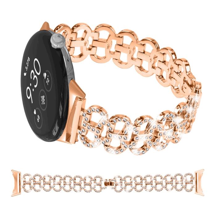 Bild 3,  Google Pixel Watch / Watch 2 Kalebassformat Dekor Armband - Teknikhallen.se