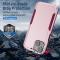  iPhone 15 Skal Hybrid Tough Armor Rosa - Teknikhallen.se