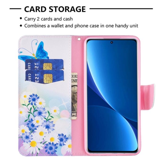 Bild 5,  Xiaomi 12 Pro Fodral Med Tryck Sommarblommor - Teknikhallen.se