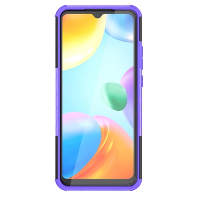 Bild 3,  Xiaomi Redmi 10C Skal Ultimata Stöttåligt med Stöd Lila - Teknikhallen.se