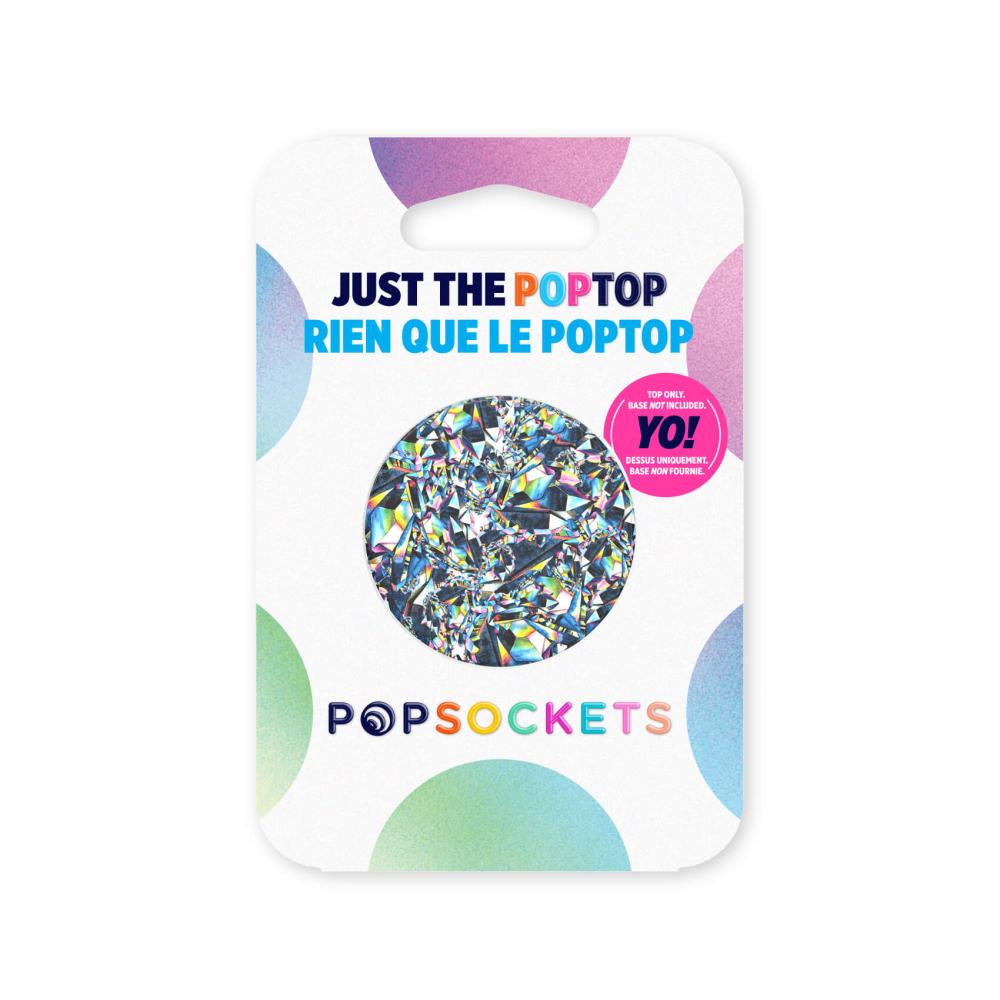 PopSockets PopSockets POPTOP endast lös Top Facet Gloss - Teknikhallen.se