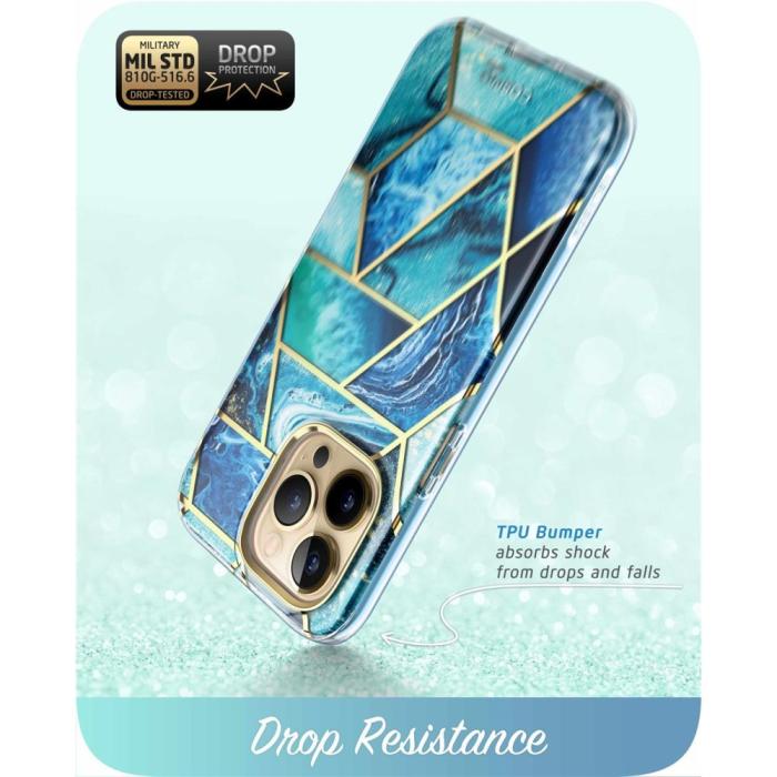 Bild 4, Supcase Supcase iPhone 14 Pro Max Skal Cosmo Ocean Blue - Teknikhallen.se