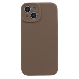  iPhone 15 Plus Skal Liquid Silikon Khaki - Teknikhallen.se