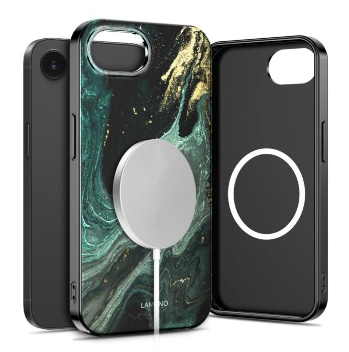 Bild 2, Tech-Protect Tech-Protect iPhone 17e / 16e Skal MagSafe Lamano Verde Aura - Teknikhallen.se