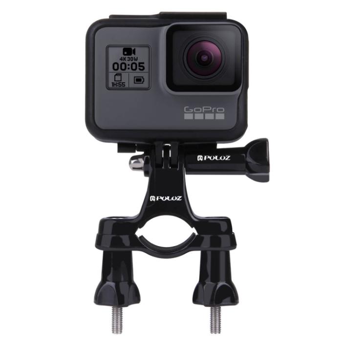 Bild 5, PULUZ PULUZ GoPro Fäste För Cykel/MC Styre Svart - Teknikhallen.se