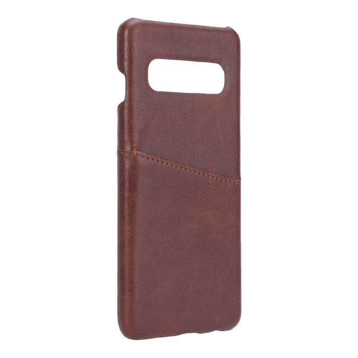 Bild 3, Onsala ONSALA Samsung Galaxy S10 Skal Kortfack Brun - Teknikhallen.se