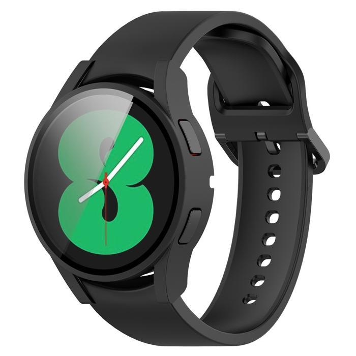 Bild 2,  Galaxy Watch FE/4 40 mm Skal Med Skärmskydd Svart - Teknikhallen.se