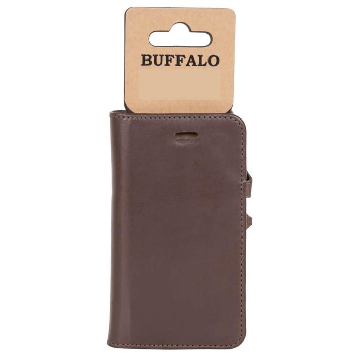 Bild 2, Buffalo Buffalo iPhone 11 Pro Fodral 2in1 Äkta Läder Brun - Teknikhallen.se