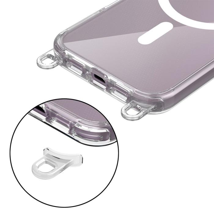Bild 2, Tech-Protect Tech-Protect iPhone 16 Skal MagSafe FlexAir Chain Svart/Taupe - Teknikhallen.se