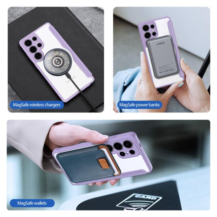 Bild 5, DUX DUCIS DUX DUCIS Galaxy S25 Ultra Fodral MagSafe Skin X Pro Lila - Teknikhallen.se