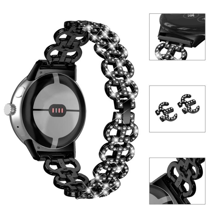 Bild 4,  Google Pixel Watch / Watch 2 Kalebassformat Dekor Armband - Teknikhallen.se