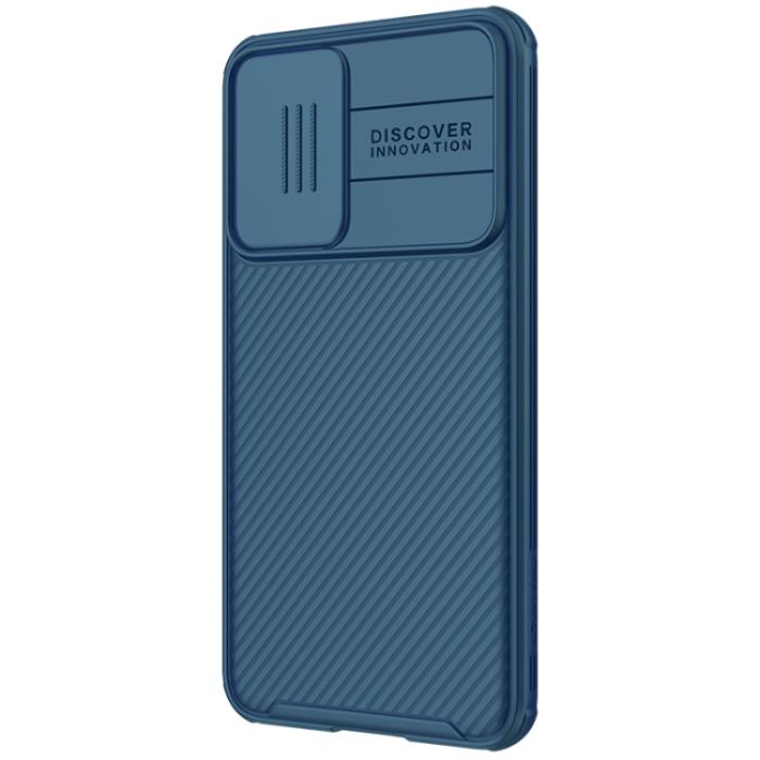 Bild 2, NILLKIN NILLKIN Samsung Galaxy S21 FE Skal CamShield Pro Blå - Teknikhallen.se