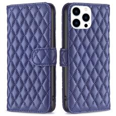  iPhone 16 Pro Fodral Diamond L&auml;der Bl&aring; - Teknikhallen.se