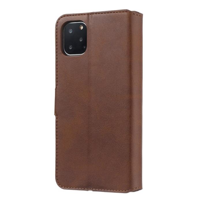 Bild 4,  iPhone 11 Pro Fodral Solid Läder Brun - Teknikhallen.se