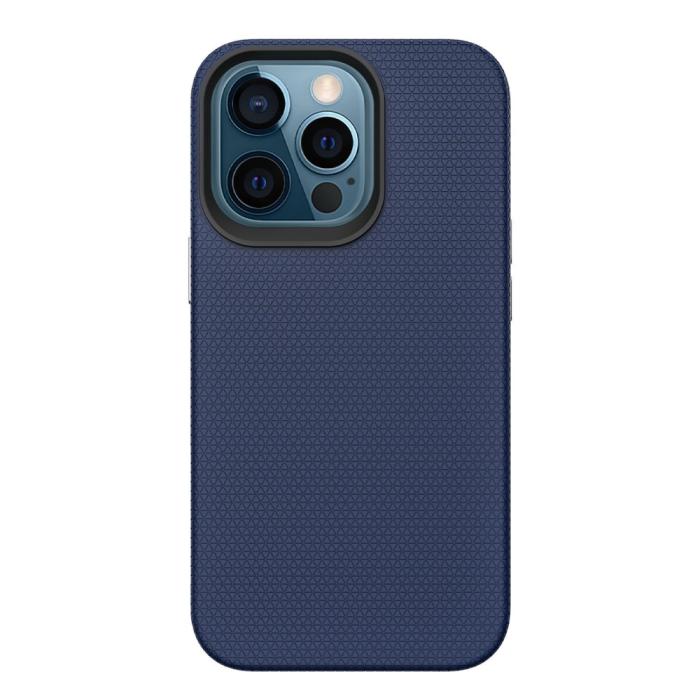Bild 2,  iPhone 13 Pro Skal Hybrid Triangle Textur Blå - Teknikhallen.se