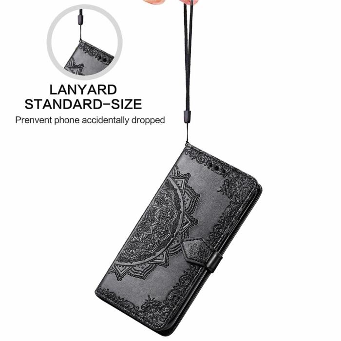 Bild 6,  Samsung Galaxy A16 Fodral Med Mandala Tryck Svart - Teknikhallen.se