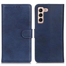 Samsung Galaxy S22 Plus Fodral Solid L&auml;der Bl&aring; - Teknikhallen.se