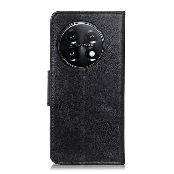 Bild 3,  OnePlus 11 5G Fodral Crazy Horse Läder Svart - Teknikhallen.se