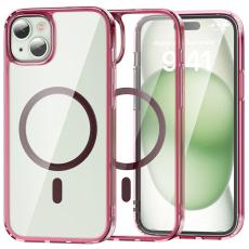 ColorPop ColorPop iPhone 15 Plus Skal CH MagSafe Transparent/R&ouml;d - Teknikhallen.se