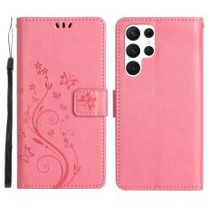  Samsung Galaxy S23 Ultra Fodral Med Tryck Rosa - Teknikhallen.se