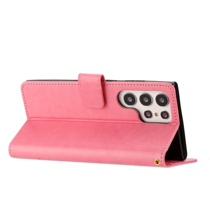 Bild 4,  Samsung Galaxy S23 Ultra Fodral Med Tryck Rosa - Teknikhallen.se