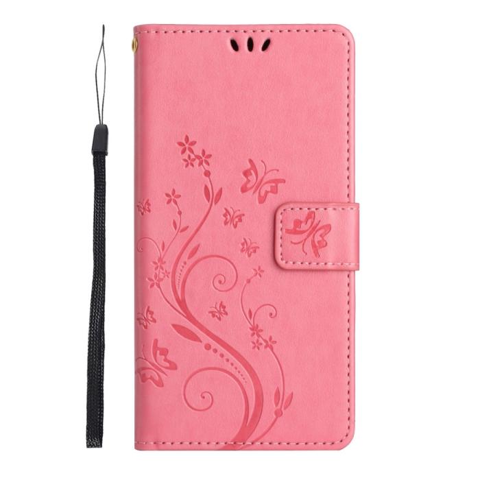 Bild 6,  Samsung Galaxy S23 Ultra Fodral Med Tryck Rosa - Teknikhallen.se