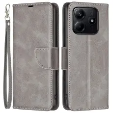 Xiaomi Redmi Note 14 4G Fodral L&auml;der Solid Shark Gr&aring; - Teknikhallen.se