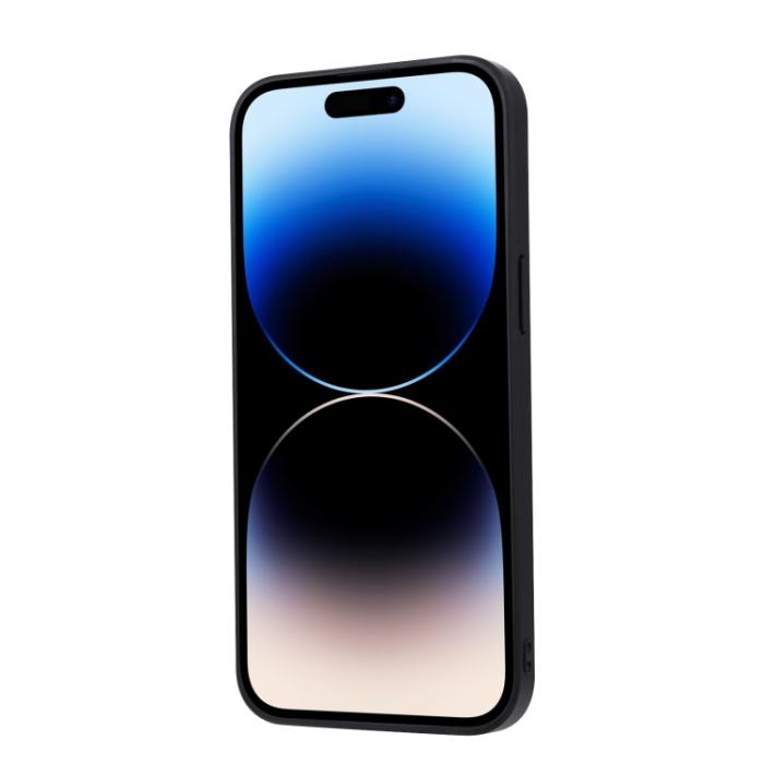 Bild 3,  iPhone 15 Pro Skal Läder Med Plånboksfunktion Röd - Teknikhallen.se