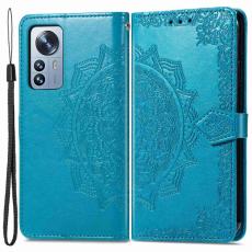  Xiaomi 12T / 12T Pro Fodral Mandala L&auml;der Bl&aring; - Teknikhallen.se