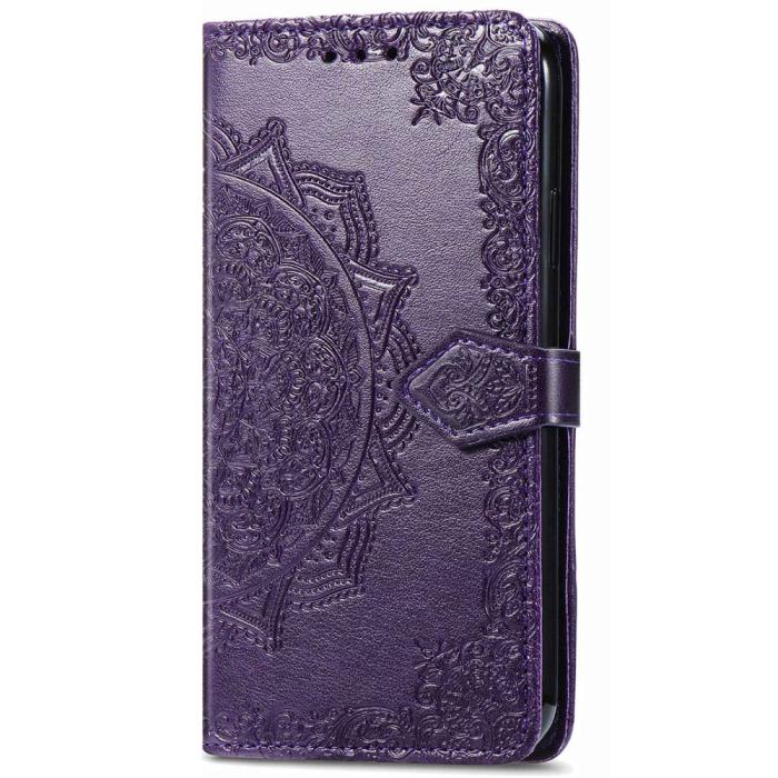 Bild 6,  Xiaomi 12T / 12T Pro Fodral Mandala Läder Lila - Teknikhallen.se