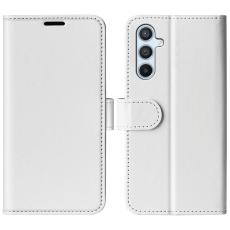  Samsung Galaxy A54 5G Fodral Crazy Horse L&auml;der Vit - Teknikhallen.se
