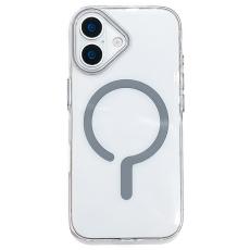  iPhone 17 Skal MagSafe Transparent / Gr&aring; - Teknikhallen.se