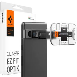 Spigen Spigen Google Pixel 7A 2-PACK Linsskydd Optik.tR "Ez Fit" Svart - Teknikhallen.se