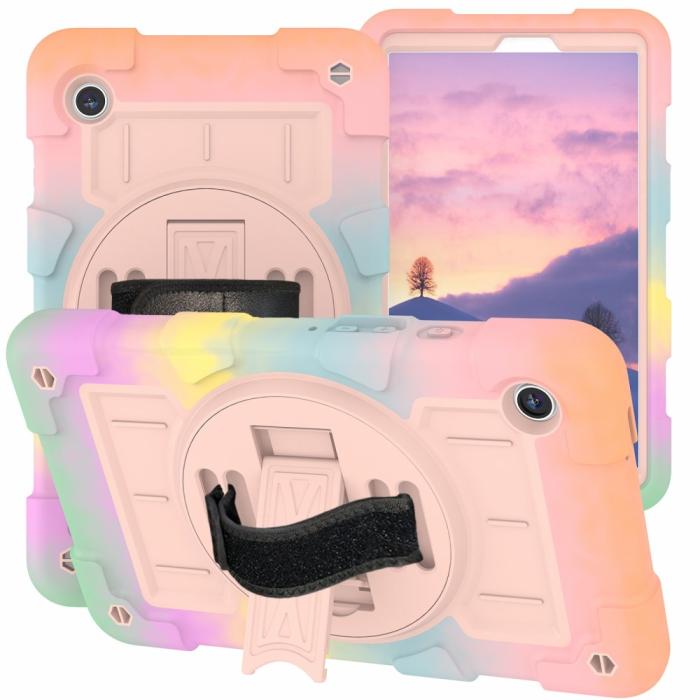 Bild 2,  Samsung Galaxy Tab A9 Skal Solid360 Rainbow - Teknikhallen.se