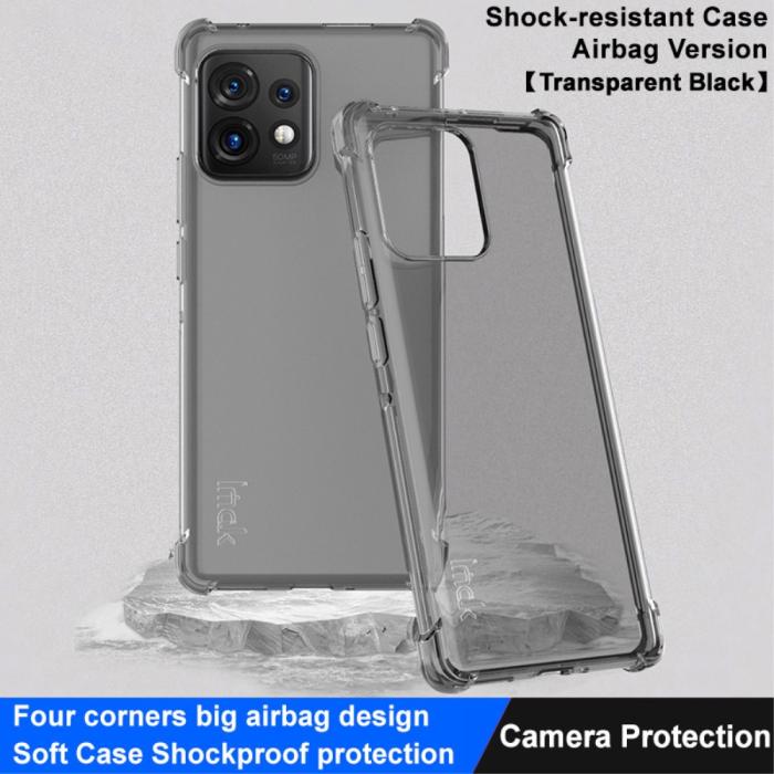 Bild 2, IMAK IMAK Motorola Edge 40 Pro 5G Skal Shockproof TPU Tonad Svart - Teknikhallen.se