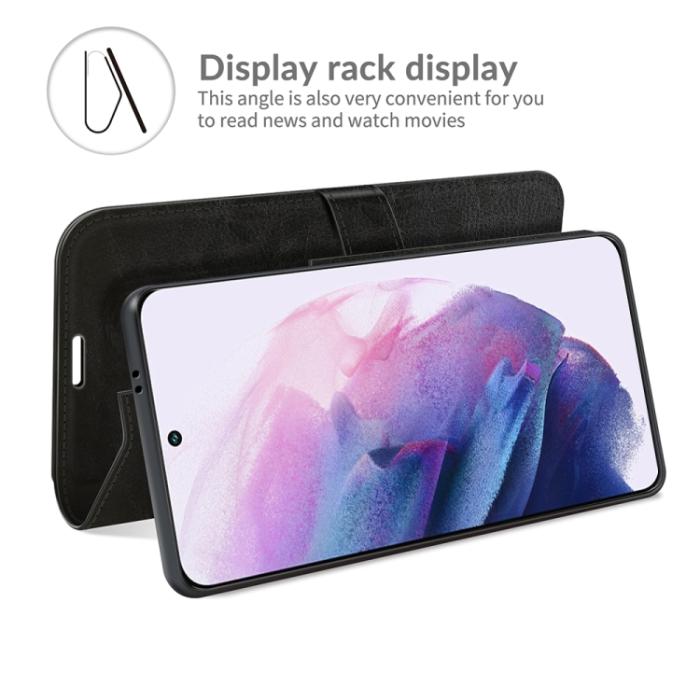 Bild 5,  Samsung Galaxy S22 Fodral Läder Svart - Teknikhallen.se