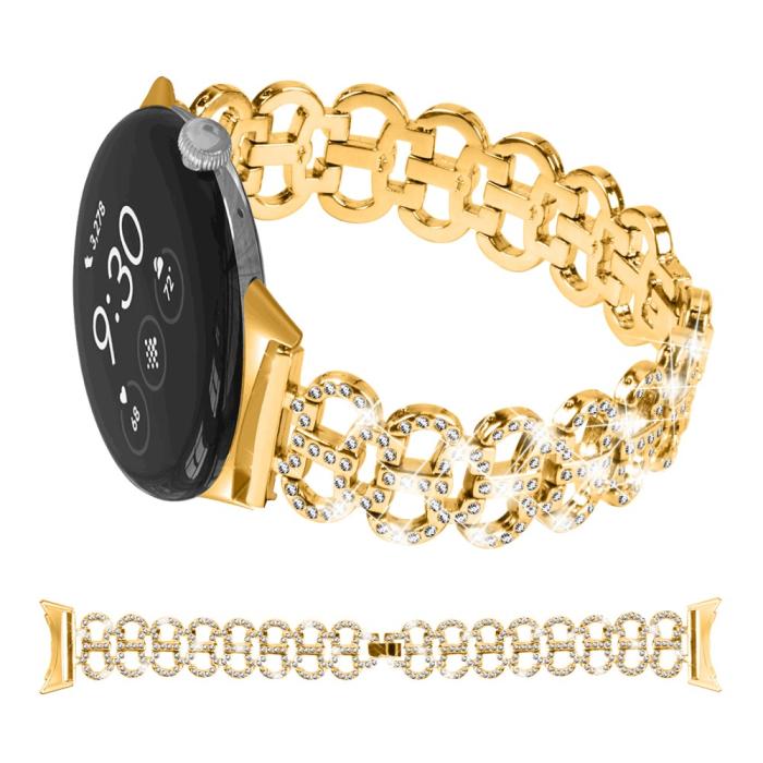 Bild 3,  Google Pixel Watch / Watch 2 Kalebassformat Dekor Armband - Teknikhallen.se