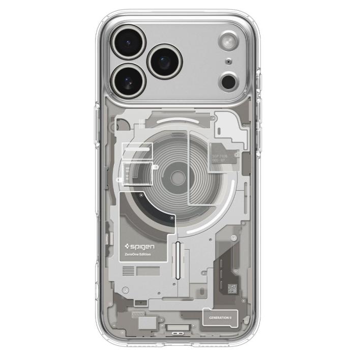 Bild 4, Spigen Spigen iPhone 18 Pro / 17 Pro Skal MagSafe Zero One Titanium - Teknikhallen.se