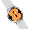  Bezel Skyddande Ring Galaxy Watch4 Classic 44 mm Silver/Svart - Teknikhallen.se