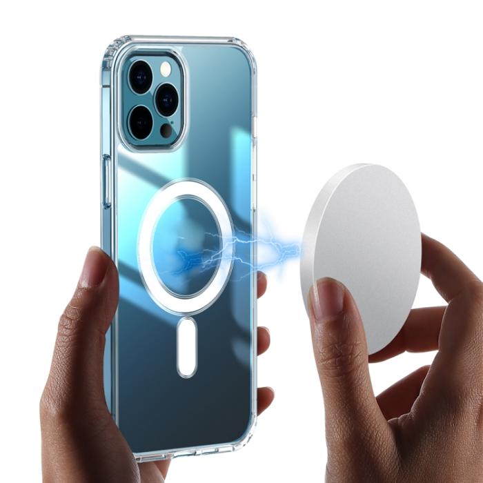 Bild 4,  iPhone 14 Skal MagSafe Akryl/TPU Transparent - Teknikhallen.se