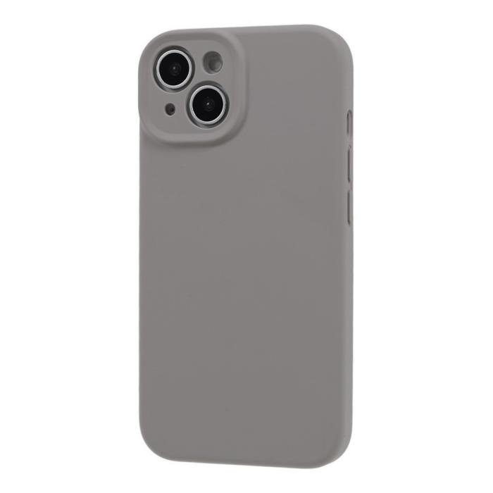 Bild 3,  iPhone 15 Plus Skal Liquid Silikon Grå - Teknikhallen.se